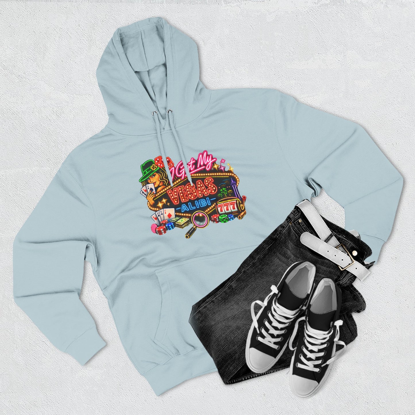 Hoodie — 'I Got My Vegas Alibi' (No Logo)