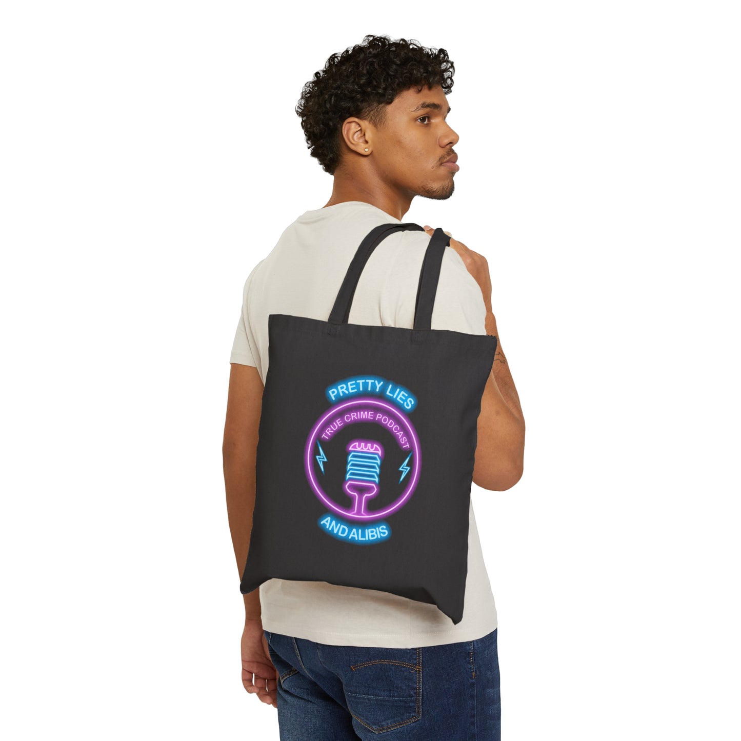 Logo Cotton Canvas Tote Bag