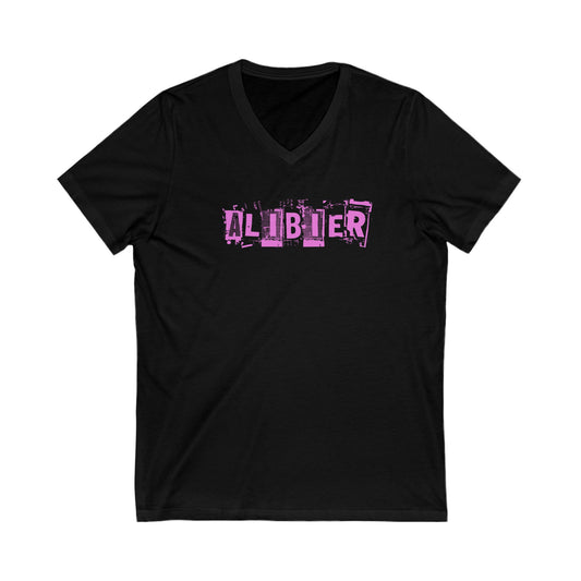 Alibier Unisex Jersey Short Sleeve V-Neck Tee