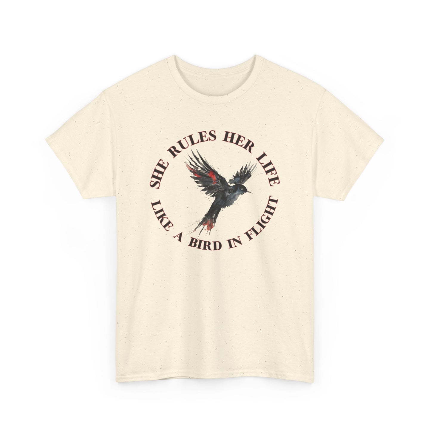 Lyrics Empowering Women's Quote Tee - "She Rules Her Life"