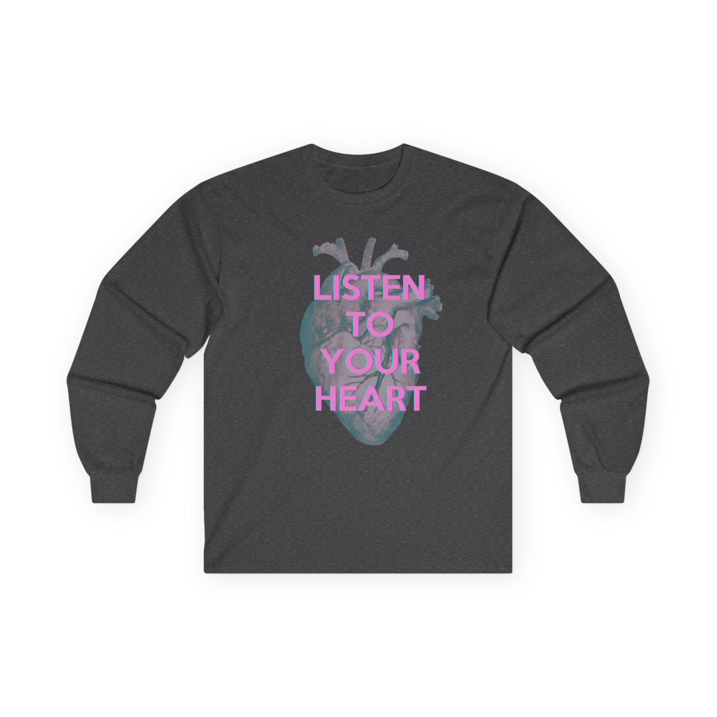 NEW! Listen to Your Heart Long Sleeve Tee