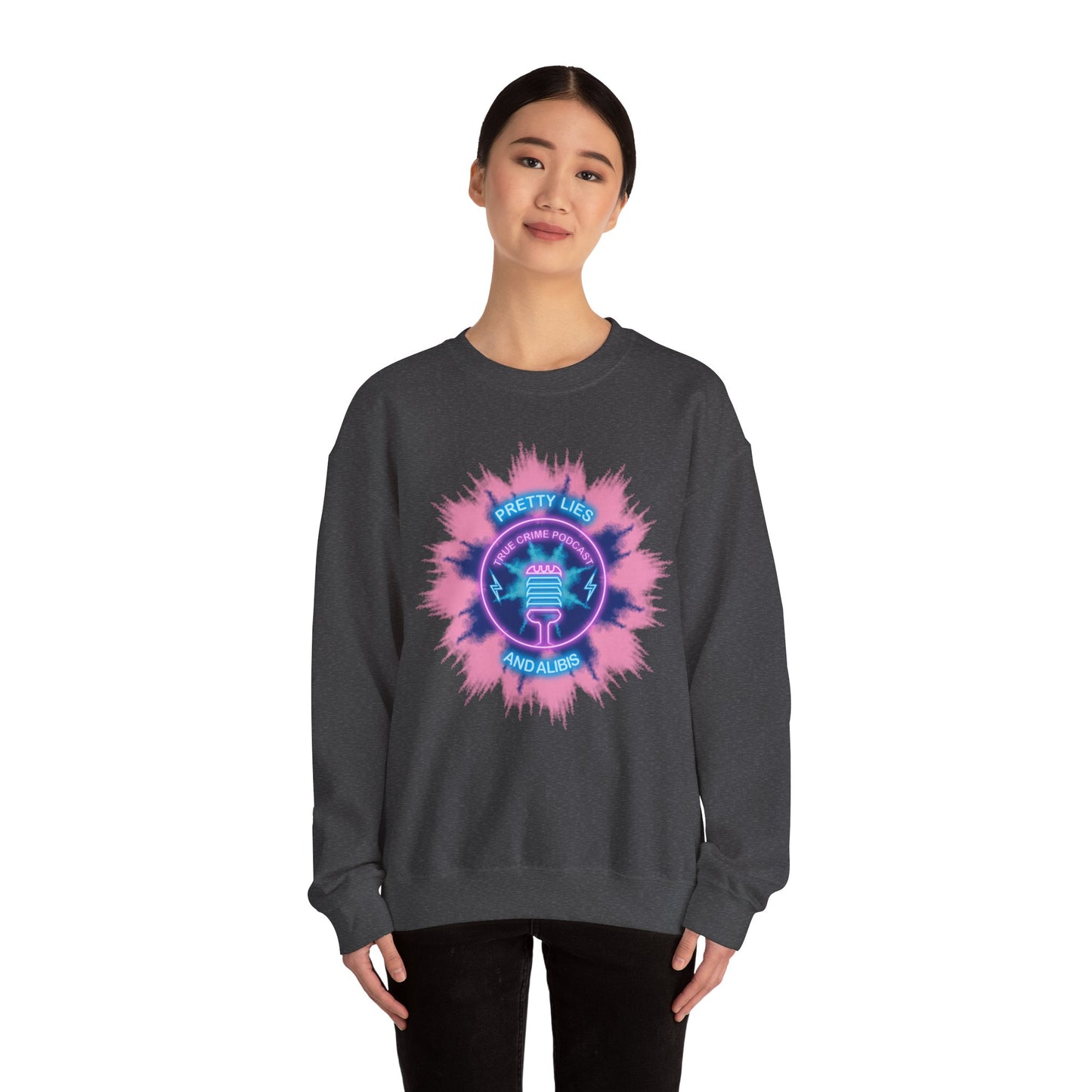 Tie Dye Burst Unisex Heavy Blend™ Crewneck Sweatshirt