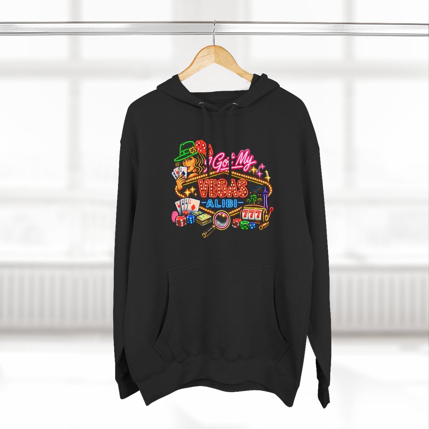 Hoodie — 'I Got My Vegas Alibi' (No Logo)