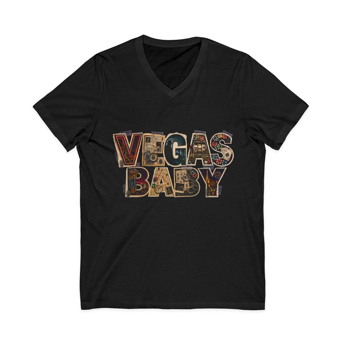Ransom Vegas Baby V-Neck Tee — Crime Con 26' (No Logo)