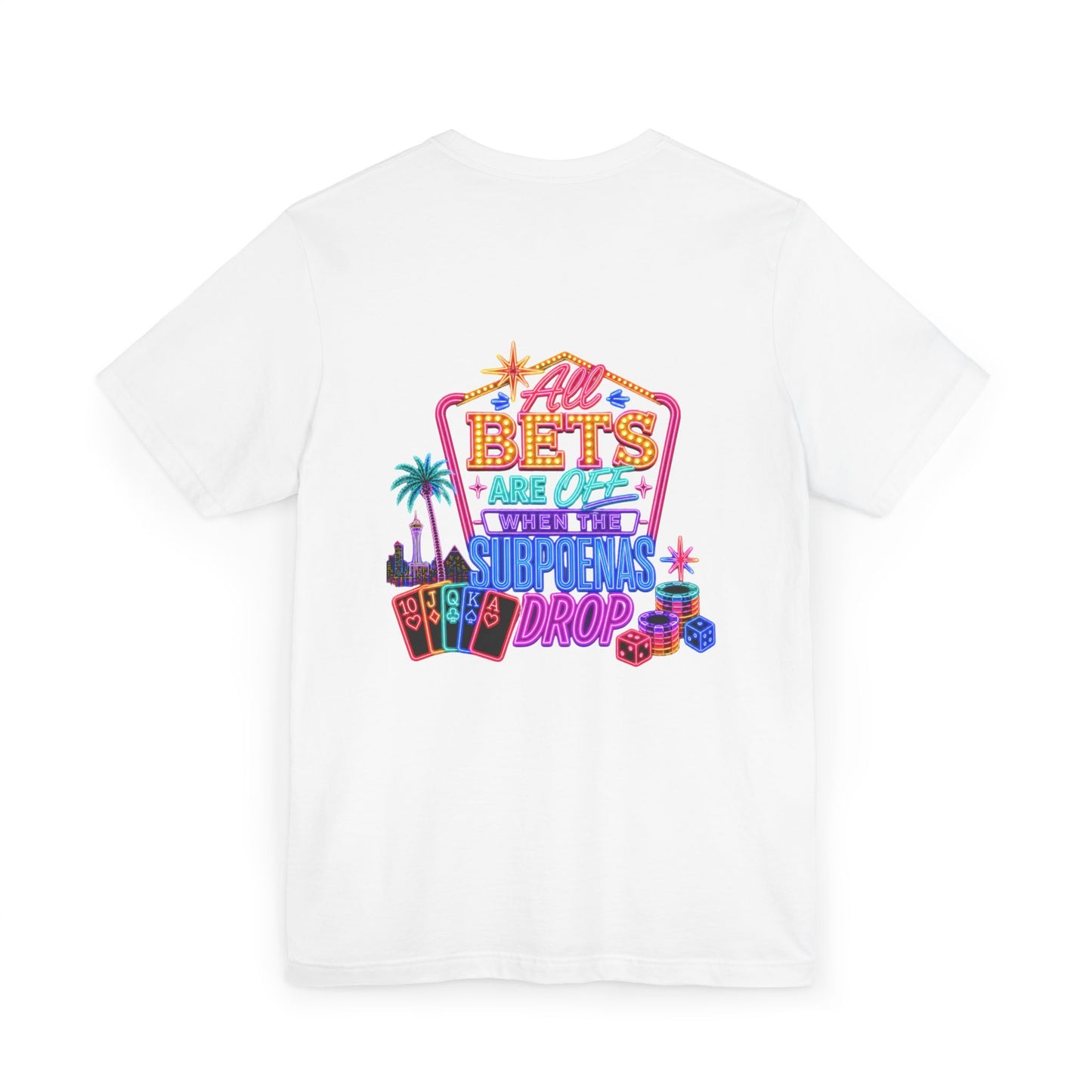 'All Bets Are Off' Retro Vegas Tee Crime Con 26'
