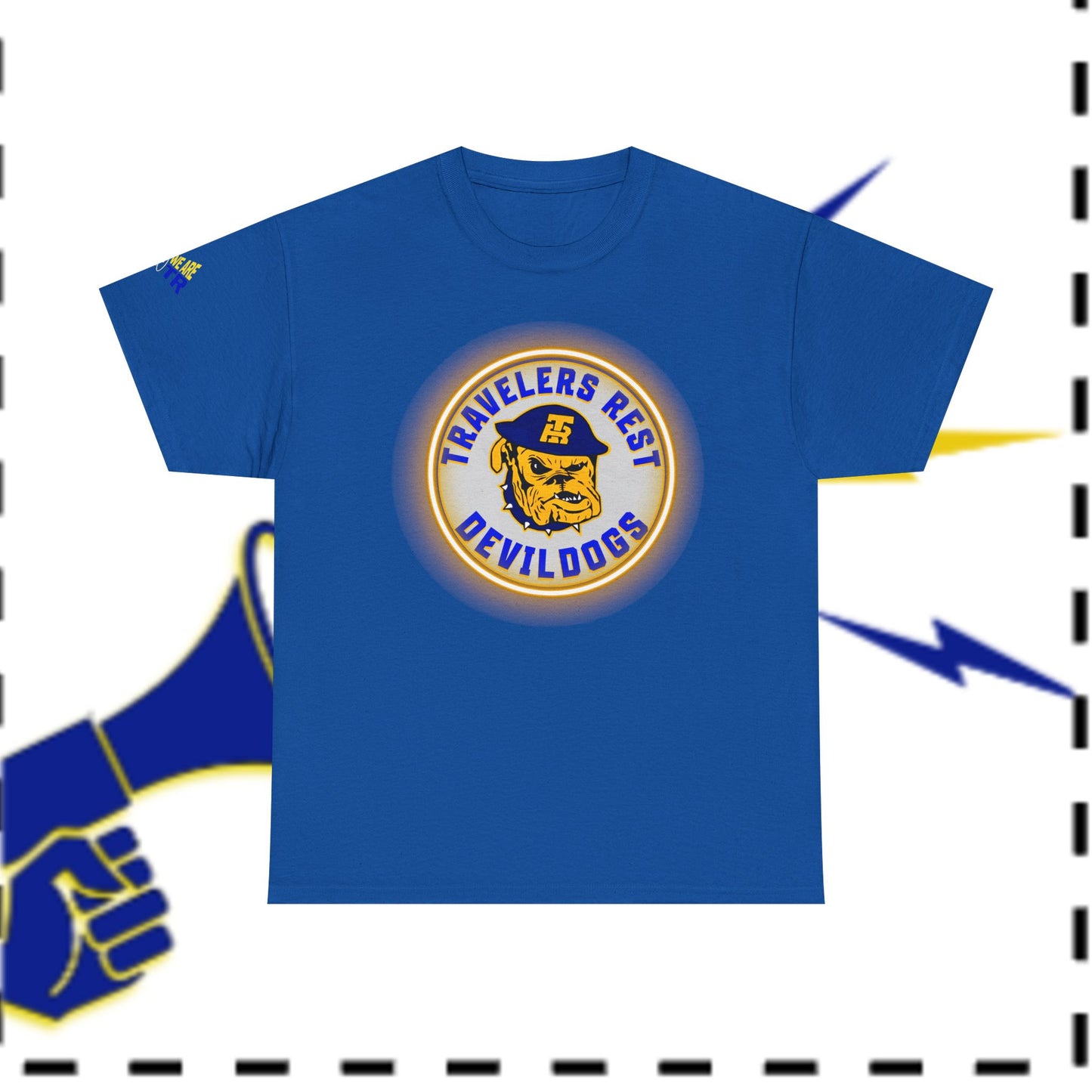 TRHS School Spirit Glow Shirt - GO DEVILDOGS