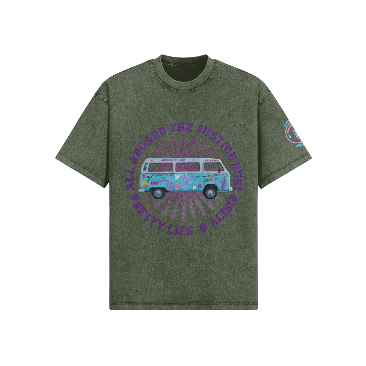 Justice Bus Distressed Shirt