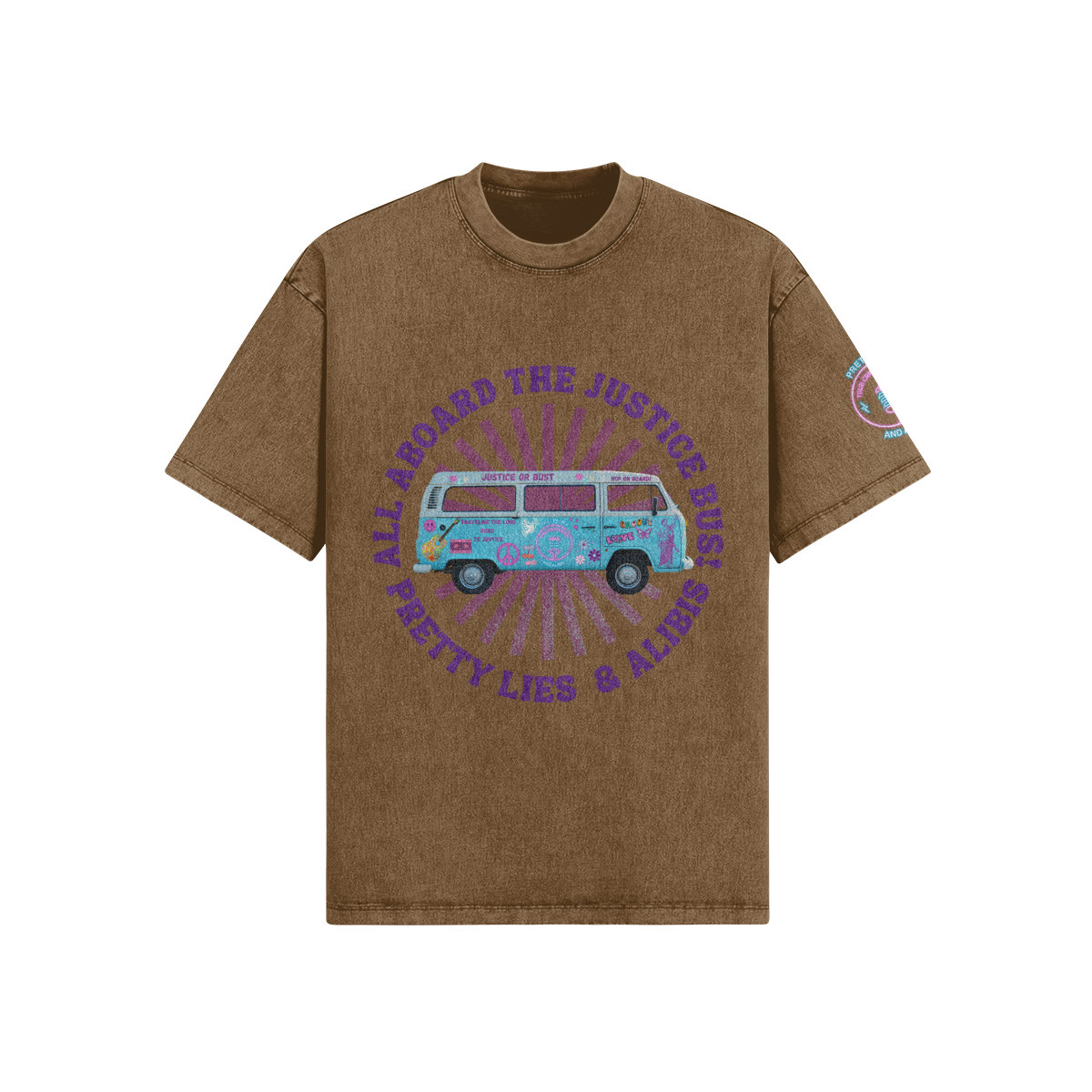 Justice Bus Distressed Shirt