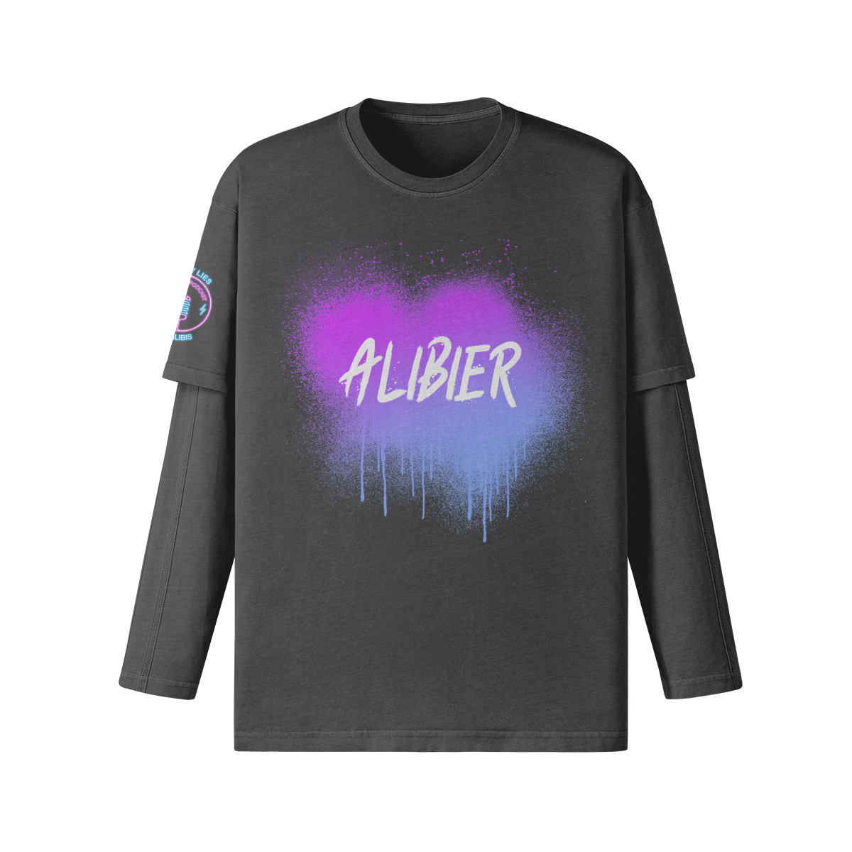 Alibier Spray Paint Retro  Premium Long Sleeve