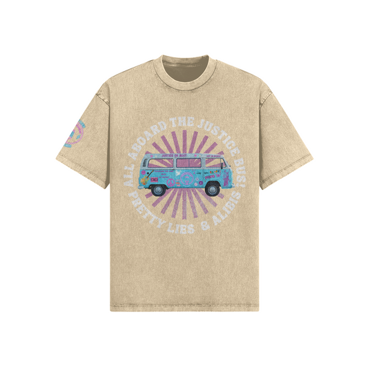 NEW: Justice Bus Distressed Shirt