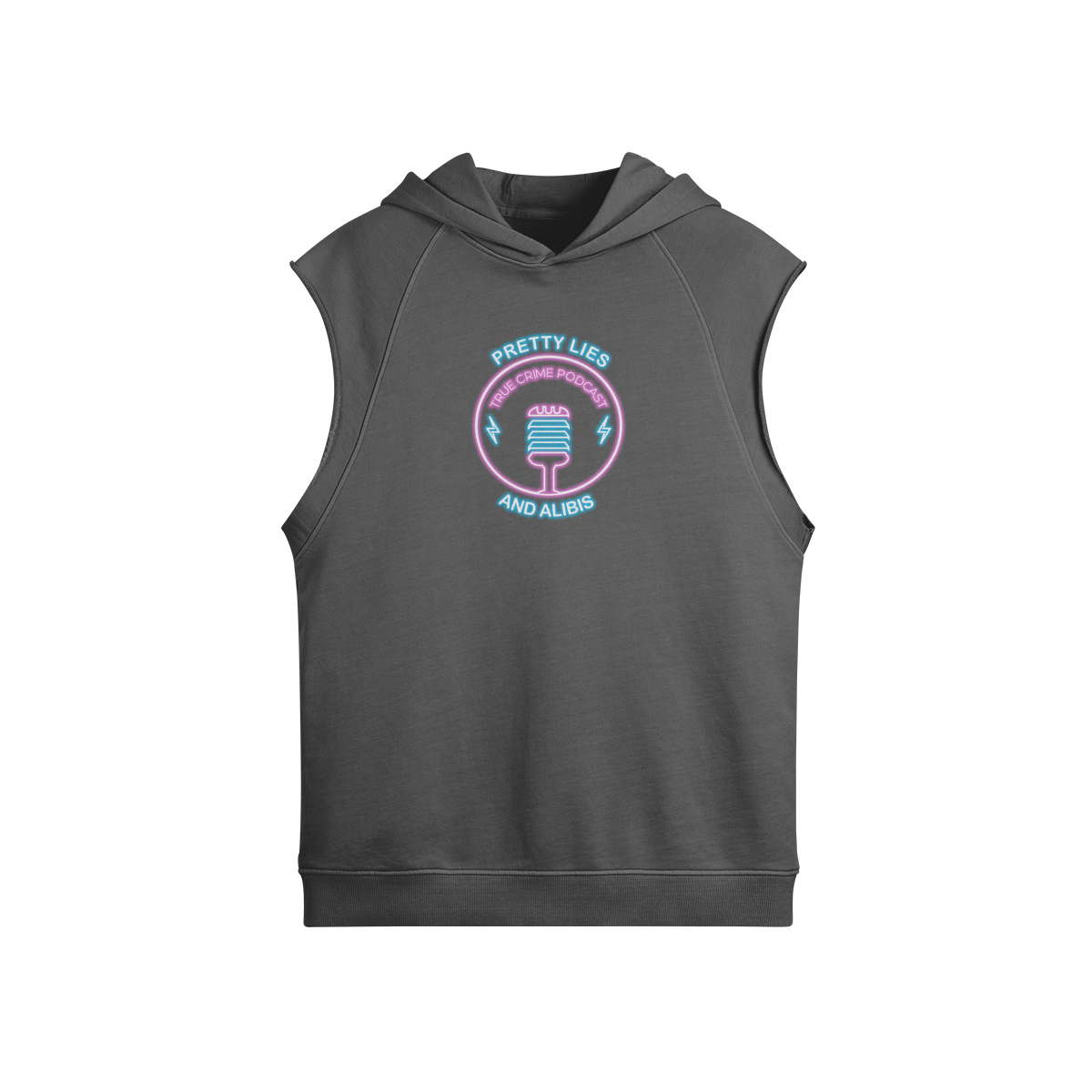 New: Sleeveless Hoodie Logo/Graffiti