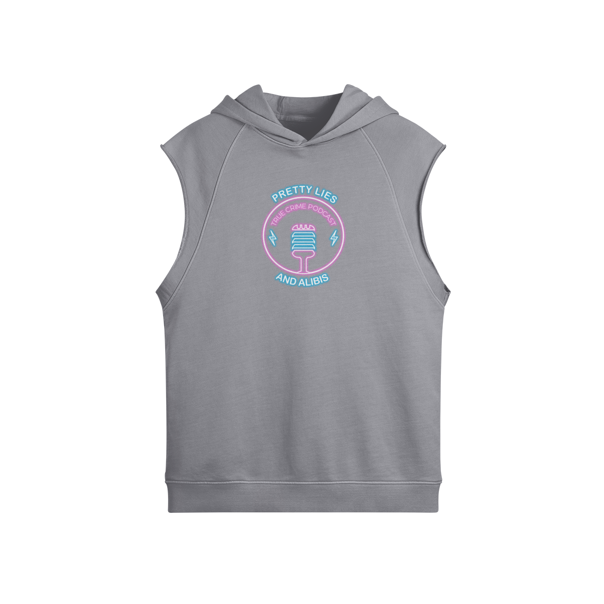 New: Sleeveless Hoodie Logo/Graffiti