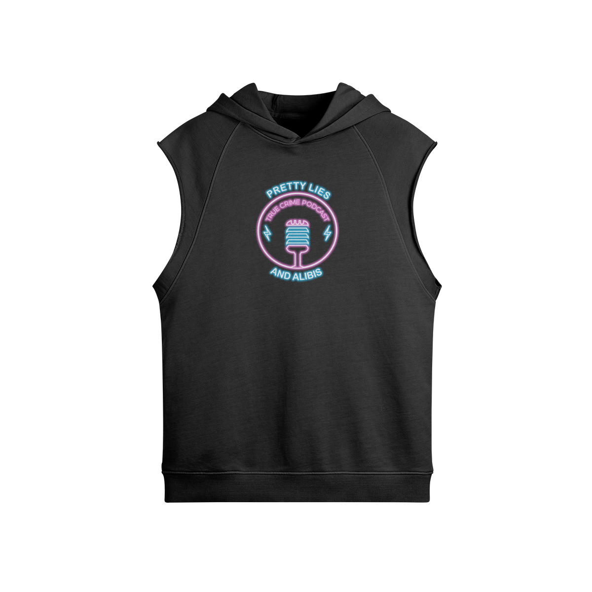 New: Sleeveless Hoodie Logo/Graffiti